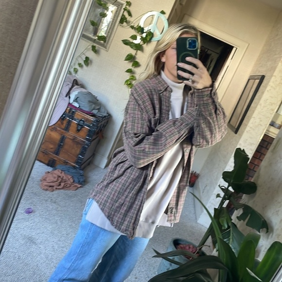 Field Gear Tops - Field Gear Vintage Cotton Fall Plaid Button-Up Shirt